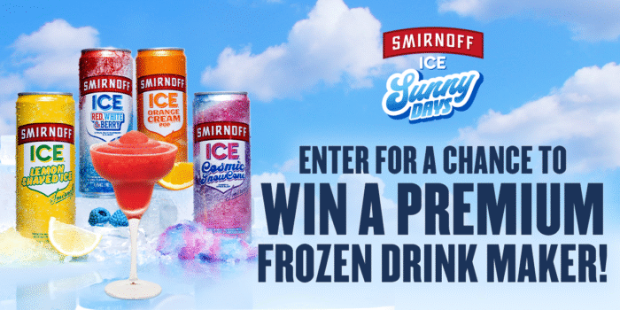 Smirnoff Ice Sunny Days Frozen Drink Maker Sweepstakes