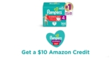 Get $10 Amazon Credit When You Buy Pampers Diapers