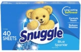 Two FREE Snuggle Blue Sparkle Dryer Sheets (40 Ct) at Dollar General